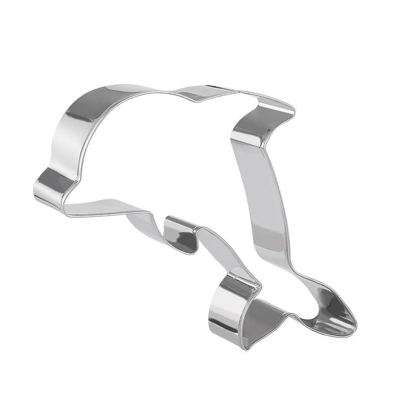 17-Piece Stainless Steel Cookie Cutters: Easter & Ocean Cartoon Series