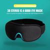 Breathable 3D Sleeping Mask Adjustable Strap Sleeping Aid Eyepatch Eye Cover  Household