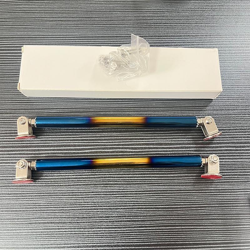 150mm Universal Car Splitter Rods Racing Adjustable Stainless Steel Front Bumper Lip Support Tie Bar Kit Saving Drilling Hole