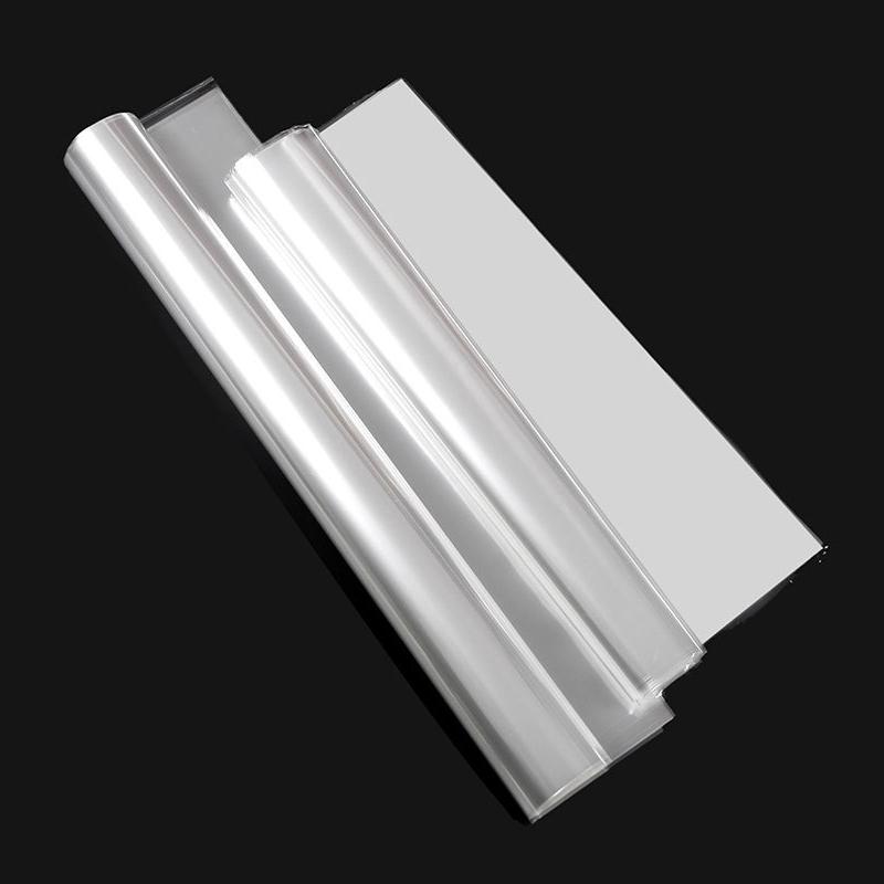 44*44Cm 50 Adet Şeffaf Selofan Çiçek Ambalaj Malzemesi Su Geçirmez Plastik Film ile Astarlanmış