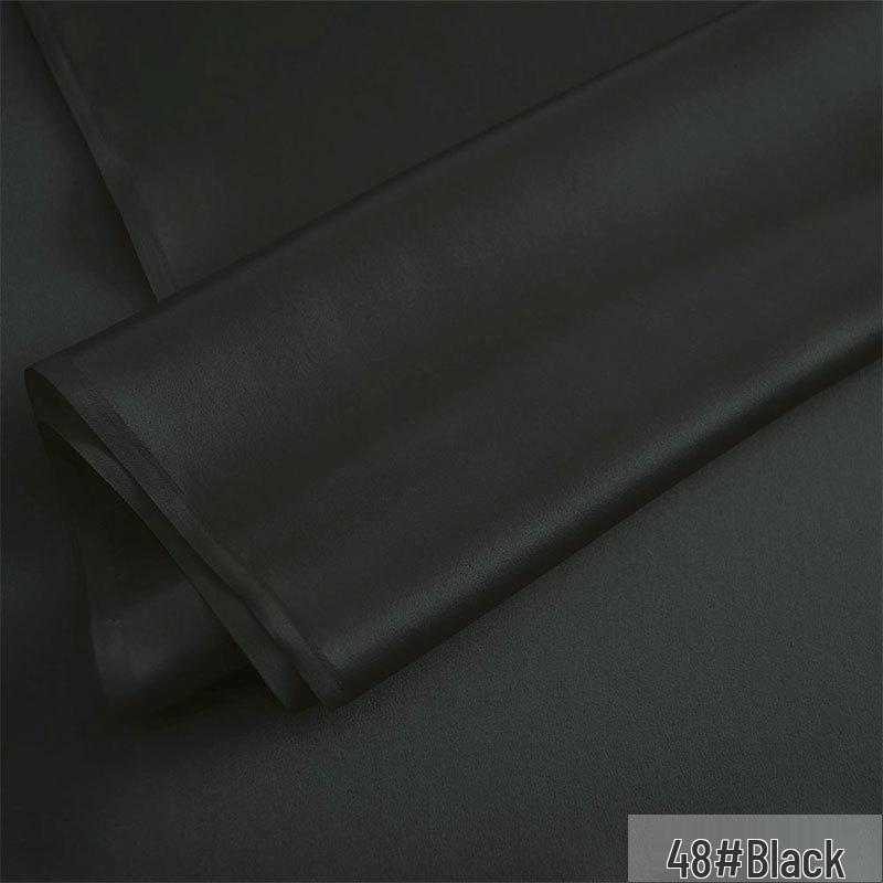 Huahong 16mm Maulbeerseide Crêpe Satin Stoff, Mehrfarbig, 114cm Breite