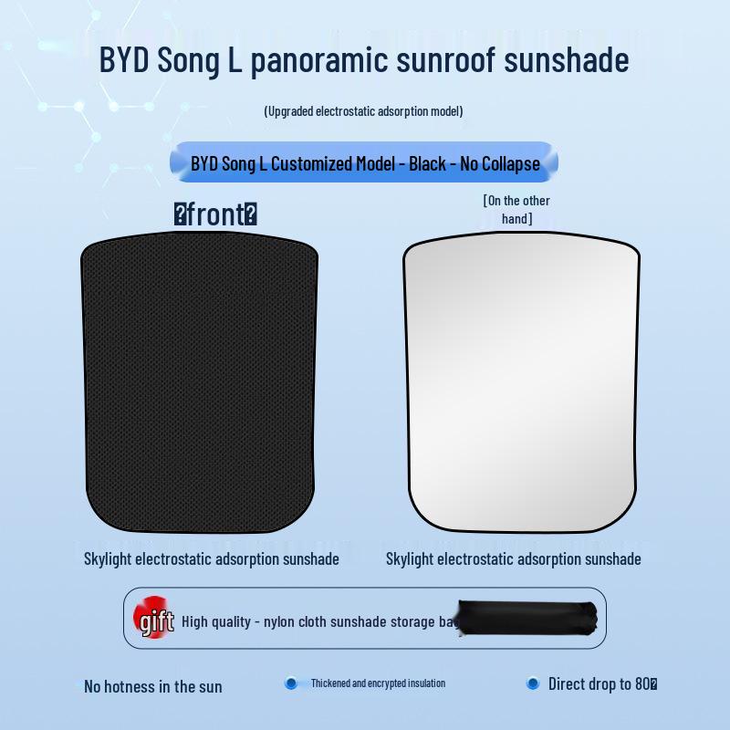 BYD Seal Tang Han Suede Heat Insulation Sunroof Shade