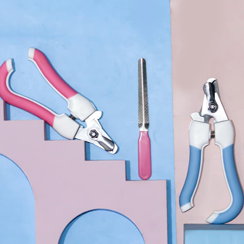 Pet Cat Dog Nail Clipper Cutter Stainless Steel Grooming Scissors Clippers Claw Nail Scissors W/ Lock Labor-Saving Nail Clipper