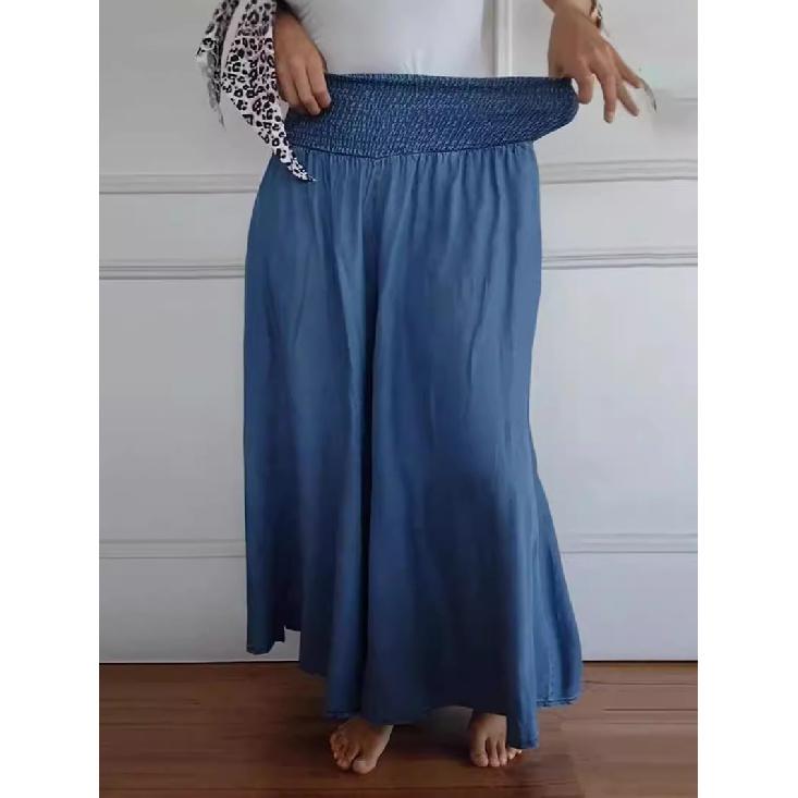 Ladies' Daily New Seasonal Commuting Business Leisure Pants With Pockets Made Of Pure Cotton And Comfortable Fit