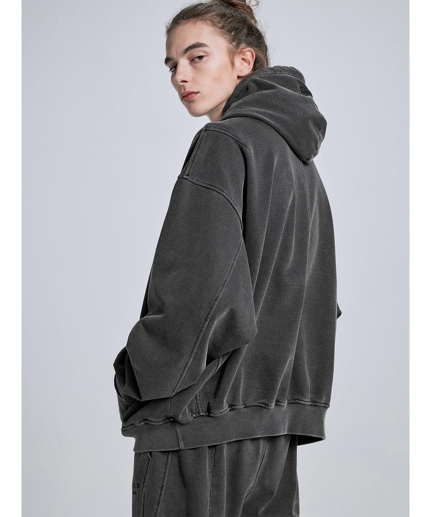 Washed Hoodie - Black