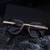 JYL TS Men's Retro Square - Metal-Temple Punk-Style Sunglasses WF-5G341