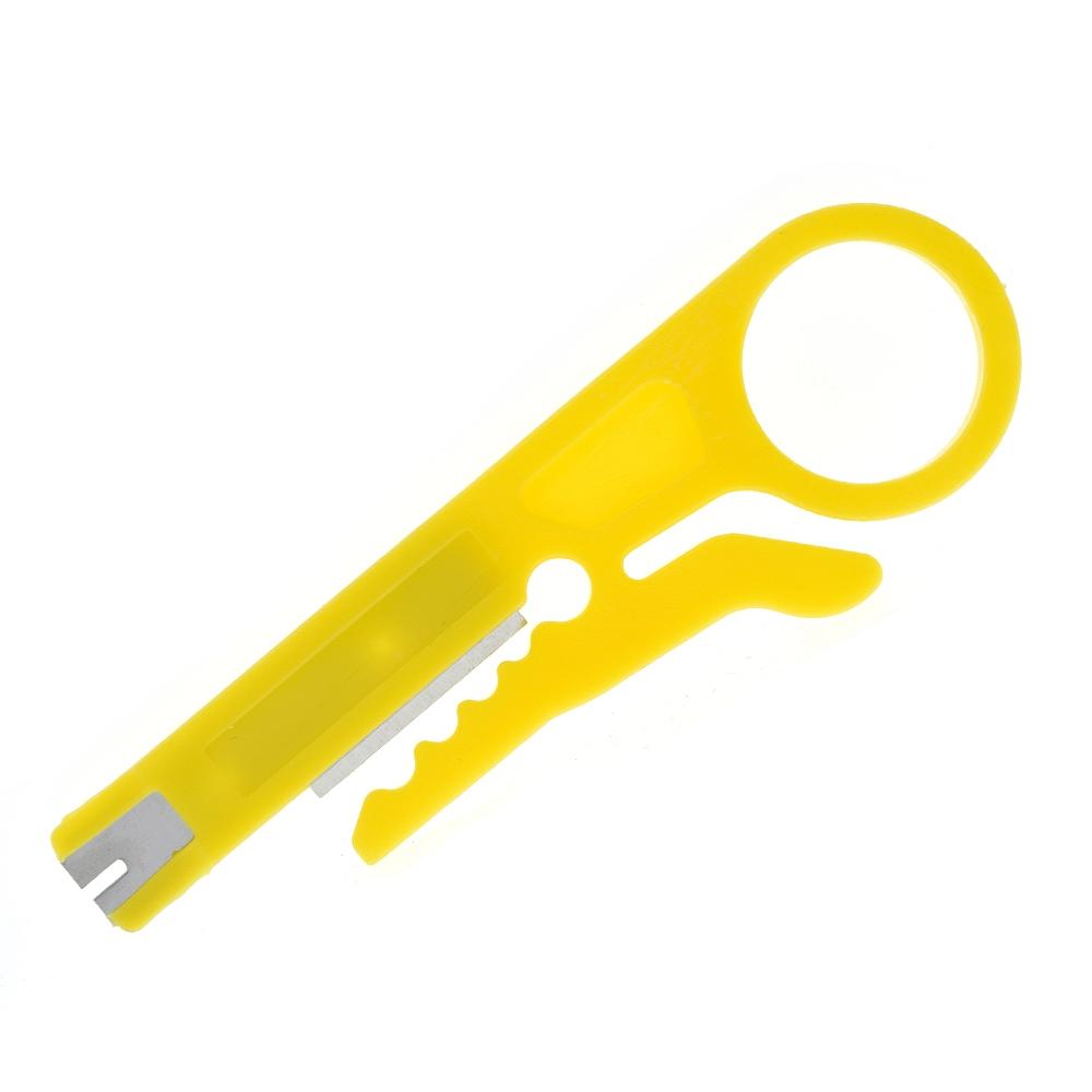 TZT Portable Wire Stripper Knife Crimper Pliers Crimping Tool Cable Stripping Wire Cutter Multi Tools Cut Line Pocket Multitool