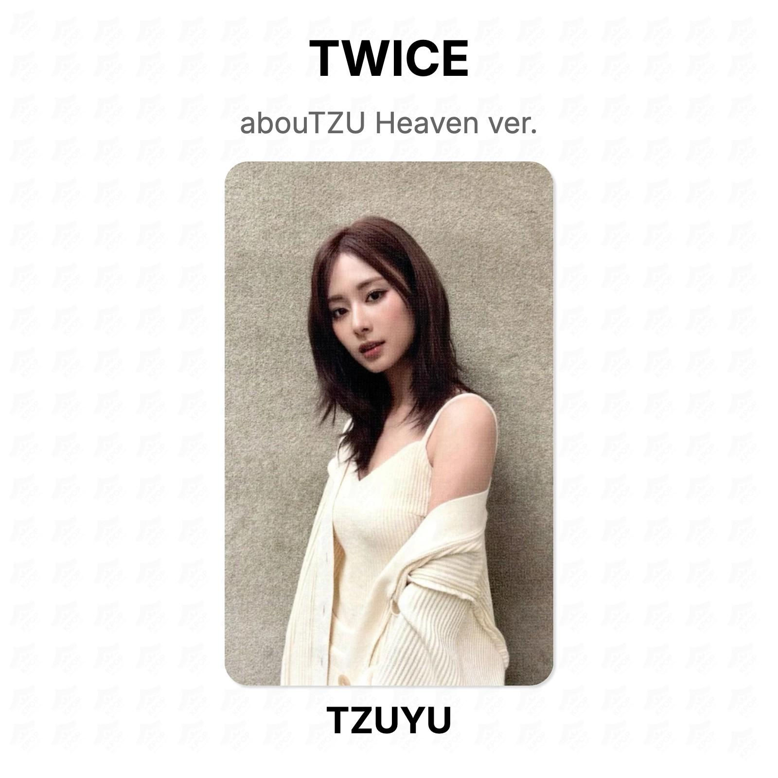 TWICE abouTZU Heaven ver. Official Photocard TZUYU 04
