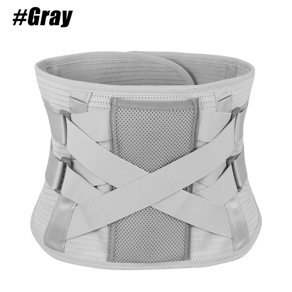 1PC Back Braces for Lower Back with 2 StaysBreathable Back Support Belt for Men WomenAnti-skid Lumbar Support Belt for Sports