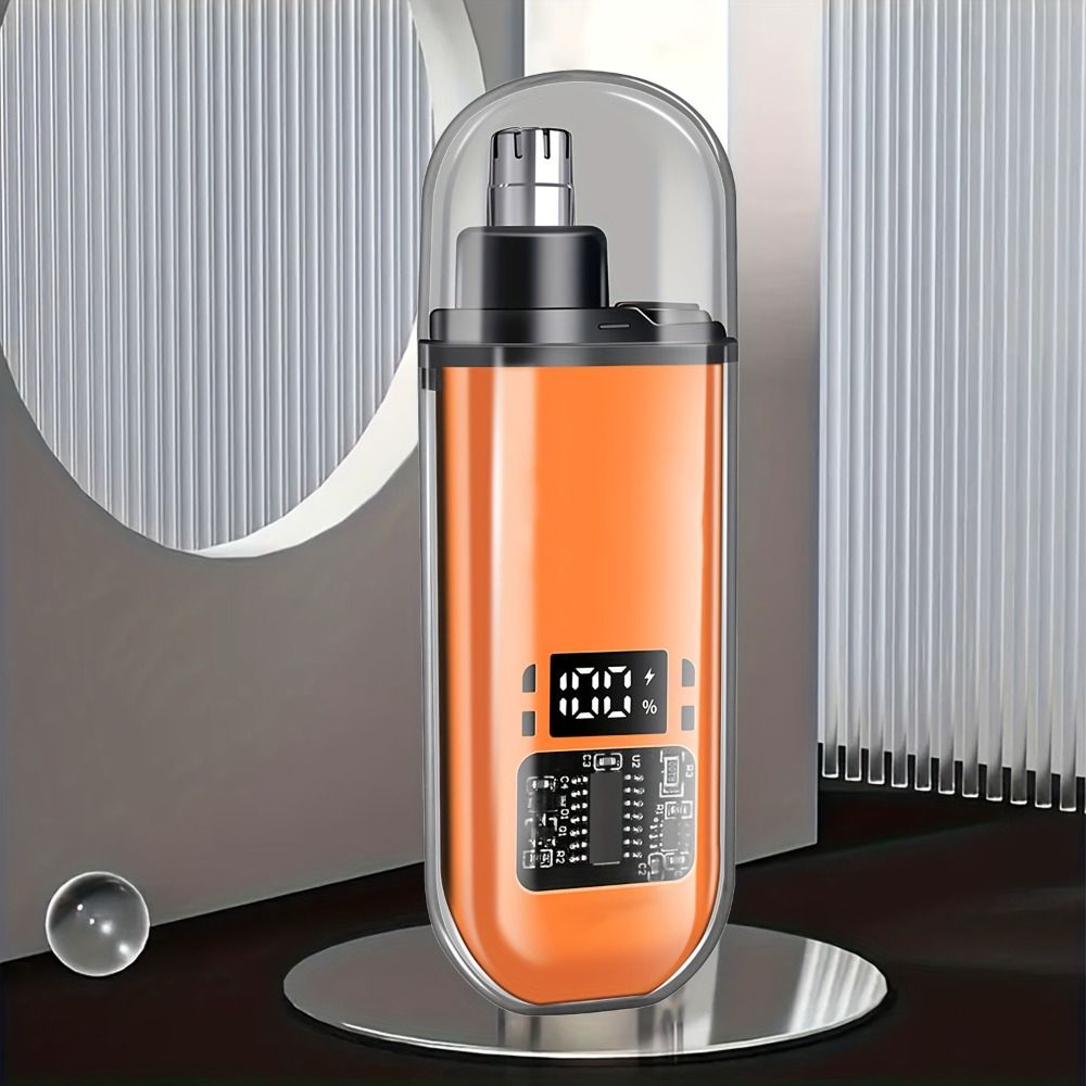

Painless Eyebrow Trimmer Portable Ear Face Clean Trimmer Electric Nose Hair Trimmer Travel синій