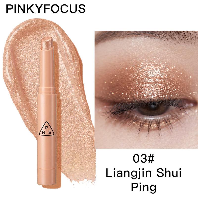 Star Diamond Waterproof Glitter Eyeshadow Stick - Long-lasting, Sweatproof, Pearl Shine.