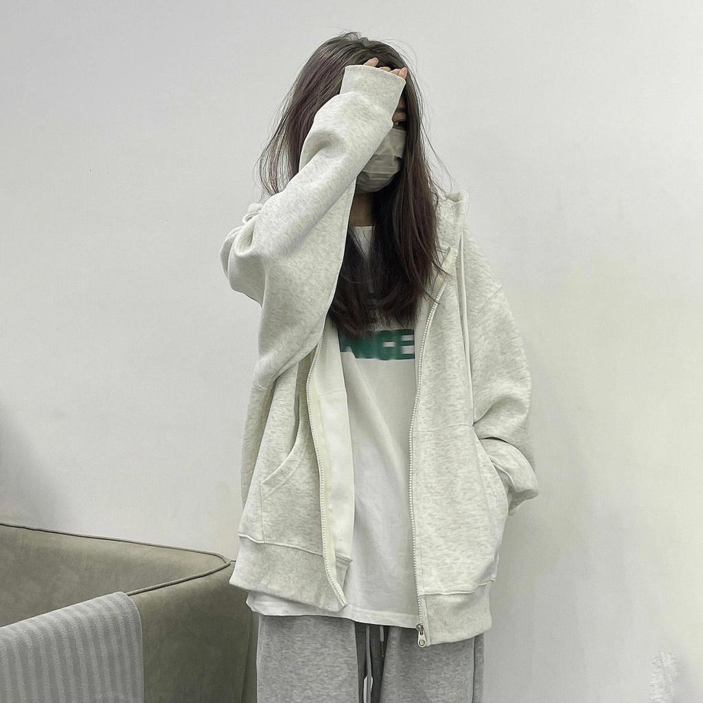 Damen Langarm Kapuzenpullover V-Ausschnitt Lockere Pullover Oberteile Einfarbig Sweatshirts