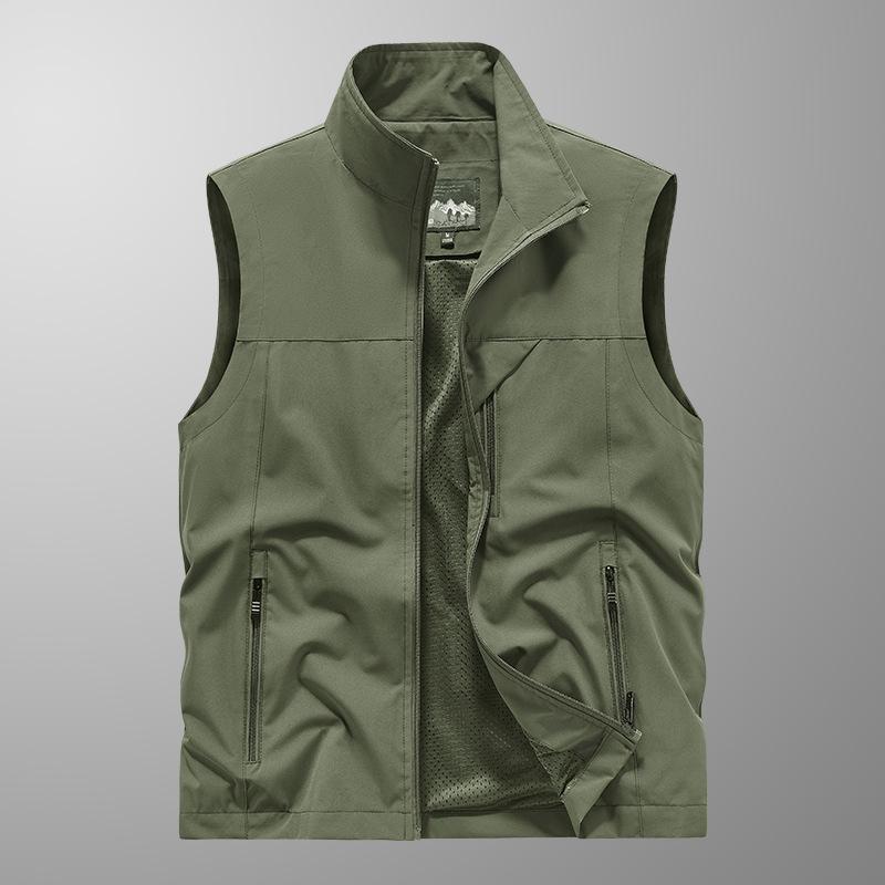 New Vest Workwear Multi-pocket Vest Men's Thin Outdoor Vest Outdoor Sports Vest Vest Vest