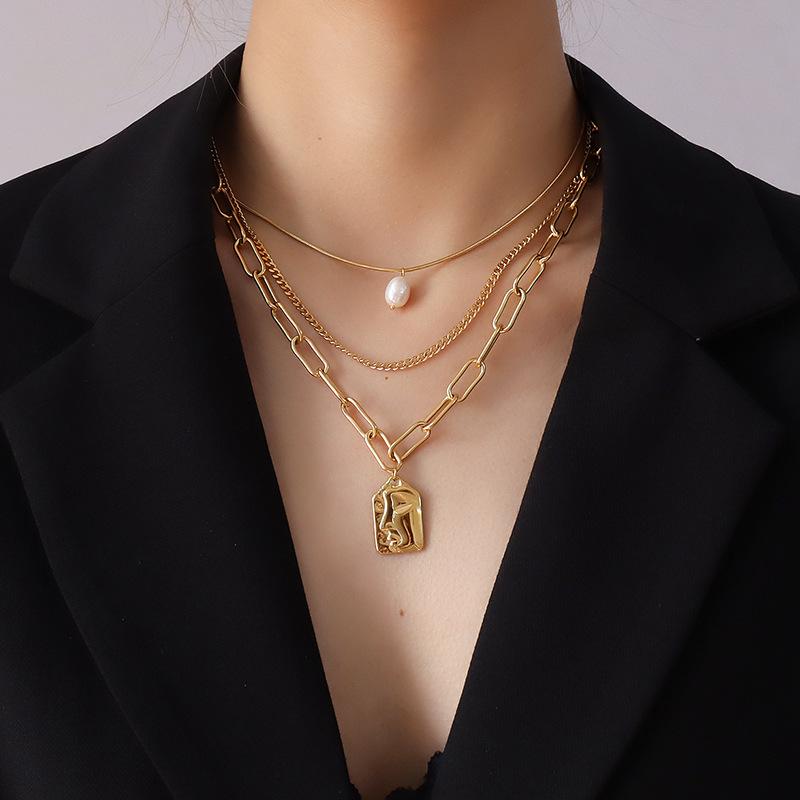 Irregular Superposition Chain Necklace 