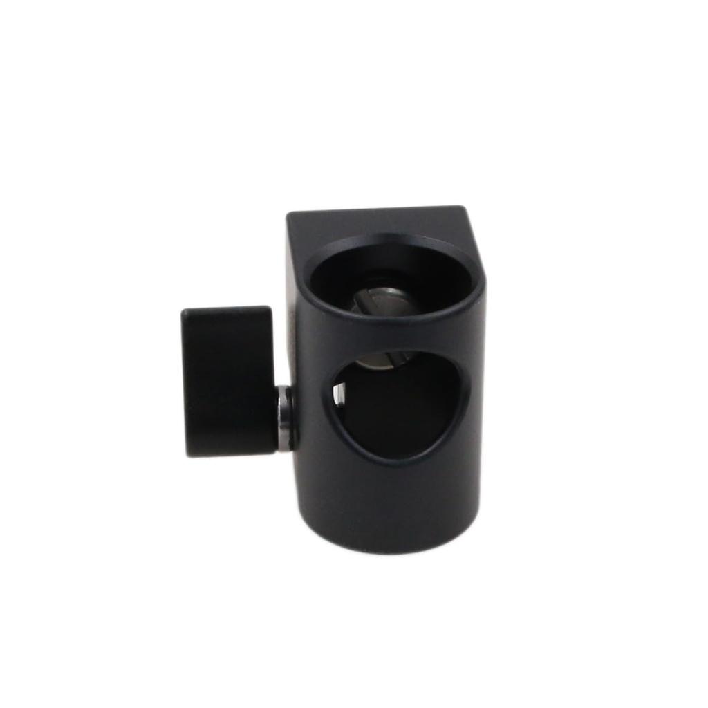 HangTon 19mm Rod Clamp Mounting Bracket for Sony ARRI RED Camera Lens Motor Wireless Screw Follow Focus 3/8" (Black)