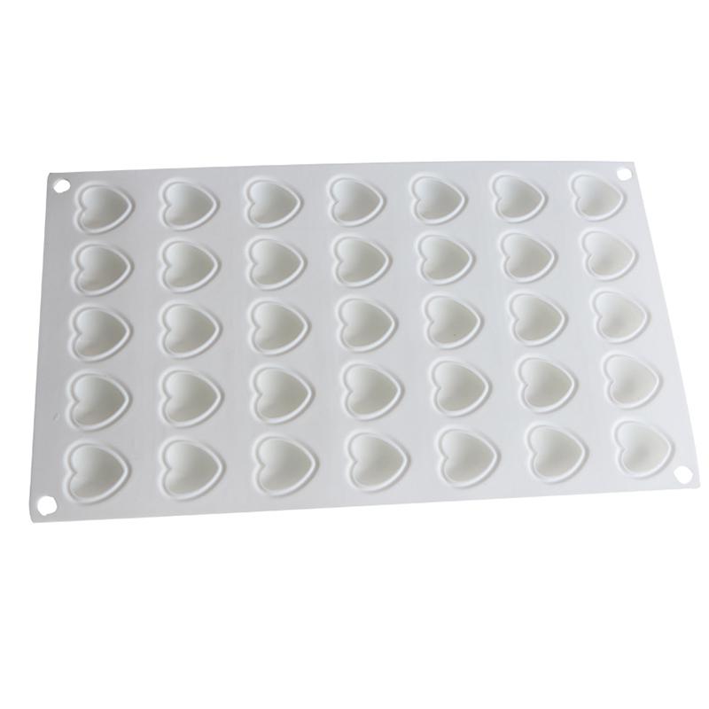 New Heart Silicone Mold  For Baking 3D Love Chocolate Candy Pastry Tools Cake Decoration Ice Cube Tray Kitchen Accessories