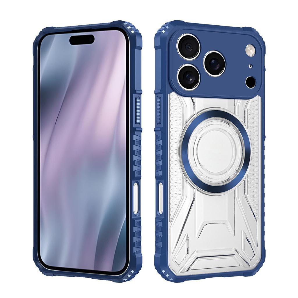 Applicable To iPhone17ProMax War Shadow Magnetic Mobile Phone Case Magsafe Magnetic 16Pro Transparent 15 Protective Case