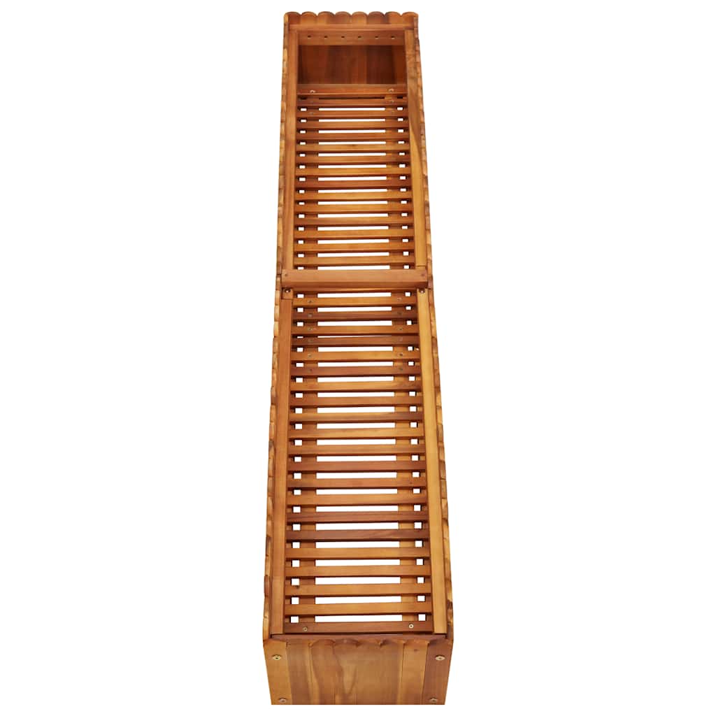 Garden Raised Bed 150 x 30 x 25 cm Solid Acacia Wood