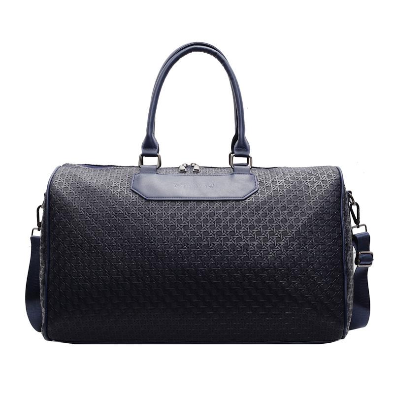 

Мужские и женские сумки для фитнеса на короткие расстояния для деловых поездок, дорожные сумки ручной клади большой вместимости из искусственной ткани в клетку синий