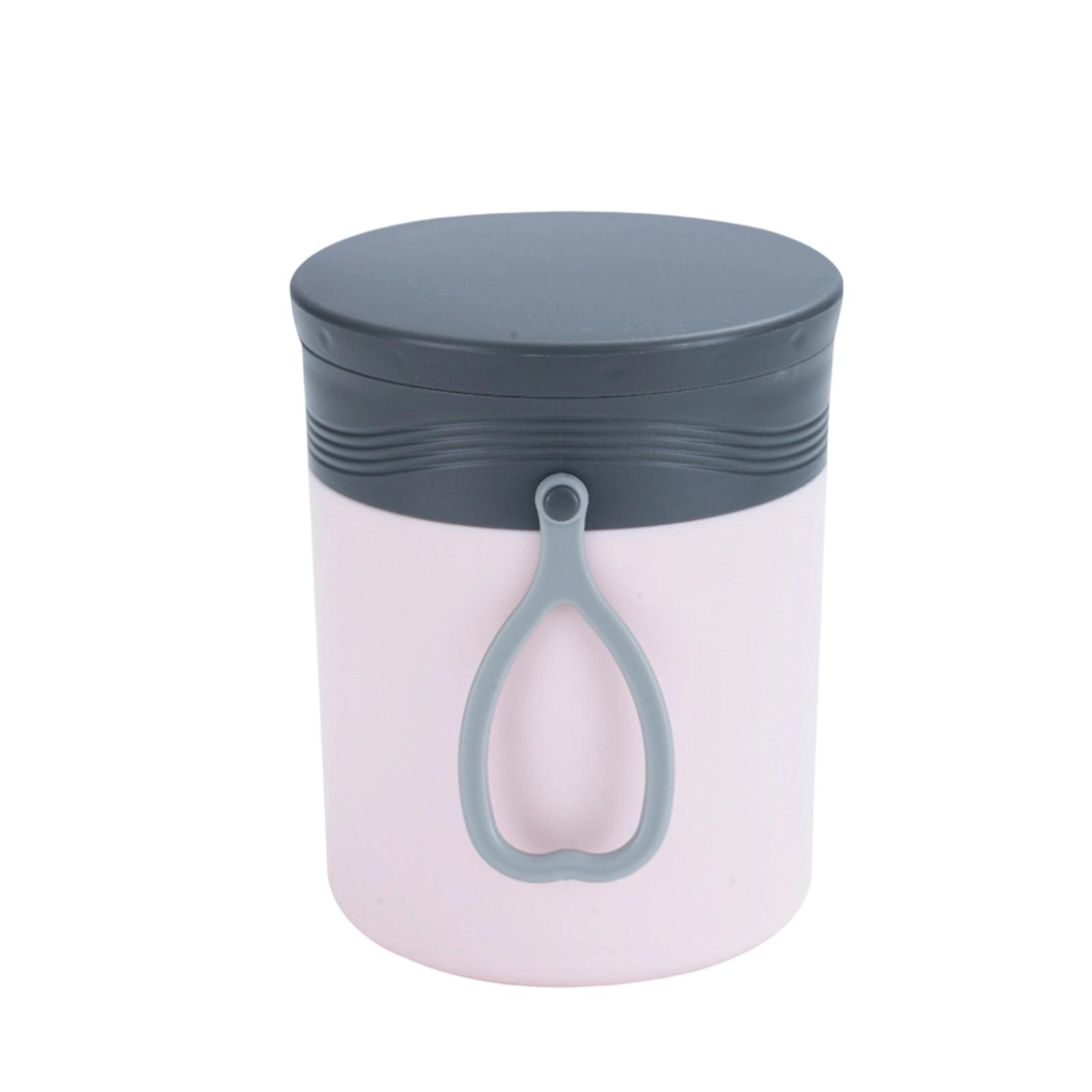 

Thermal Cup Worker Portable Breakfast Lunch Box Student Plastic Soup Can Water Cup One Size рожевий