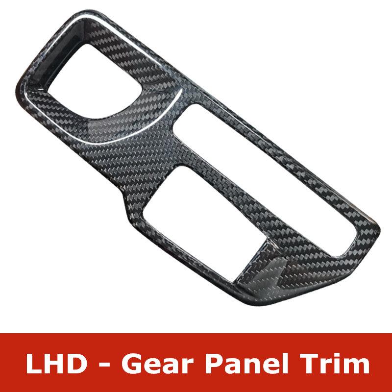 For Toyota GR Supra MK5 A90 A91 2019-2022 Center Control Gear Panel Trim Stickers Carbon Fiber LHD RHD Car Accessories