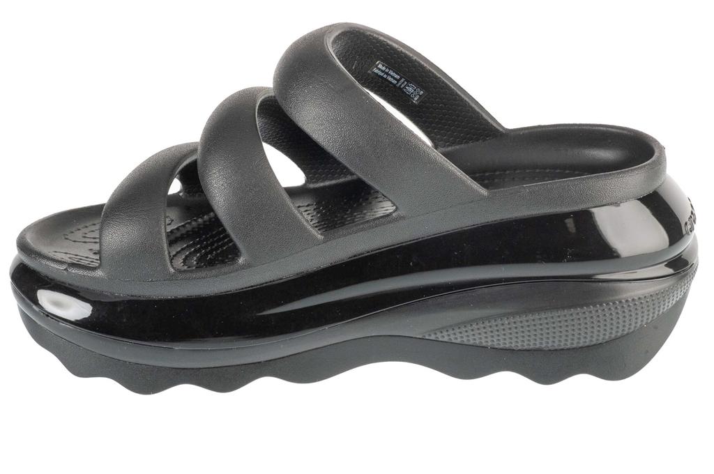 Crocs Klassische Mega Crush Riemensandalen für Damen, schwarz