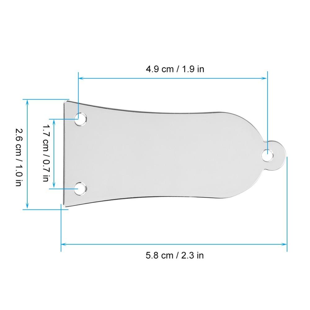 2PCS With Screws Guitar Truss Rod Cover Metal Guitar Bass Replacement Guitar Replacement