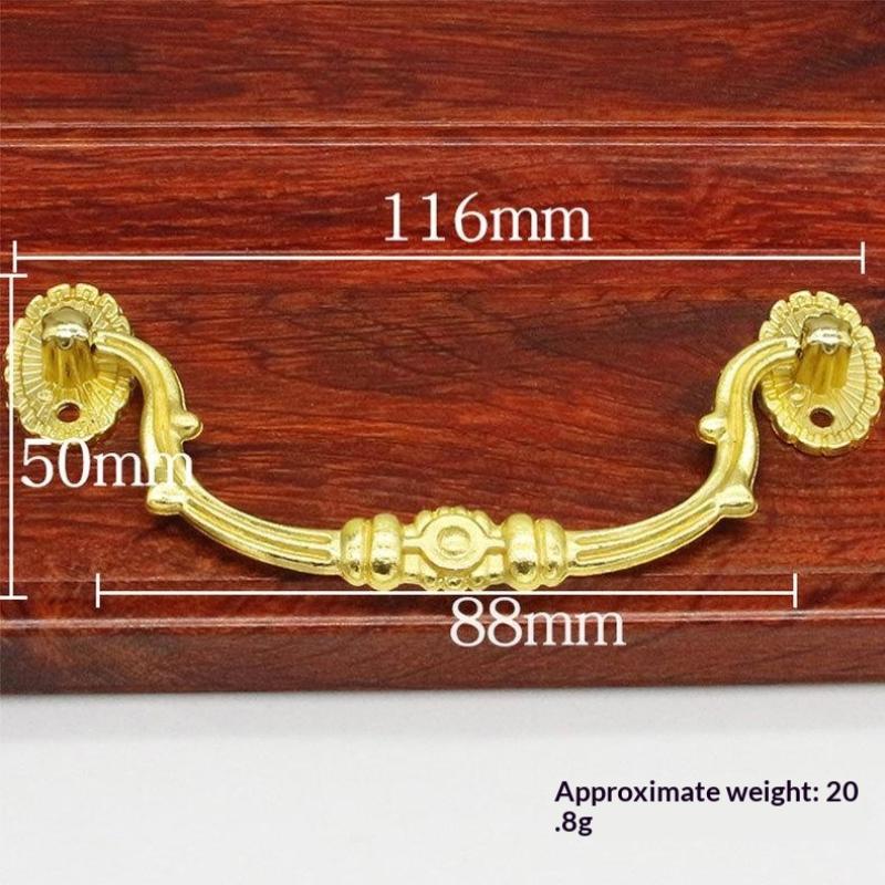 1 Pezzo Maniglia per Mobili Vintage Maniglie in Legno Retrò per Scatola Regalo Vino Pomelli Tiranti per Cassetto Armadietto Ferramenta per Mobili da Cucina