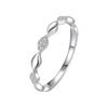 Ada Jewelry Schmuck Silber 925 Factory Price Lady Sterling Silver Eternity Band Rings for Daily