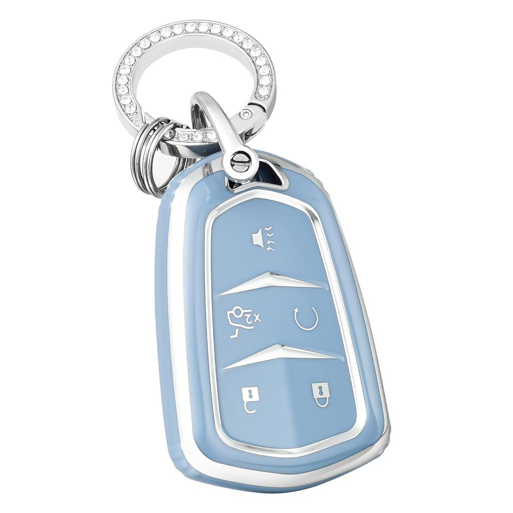 Premium Soft TPU Key Fob Cover Case Shell for Cadillac Escalade CTS XTS ATS STS XT4 XT5 CT6 SRX Smart Key Holder Car Accessori