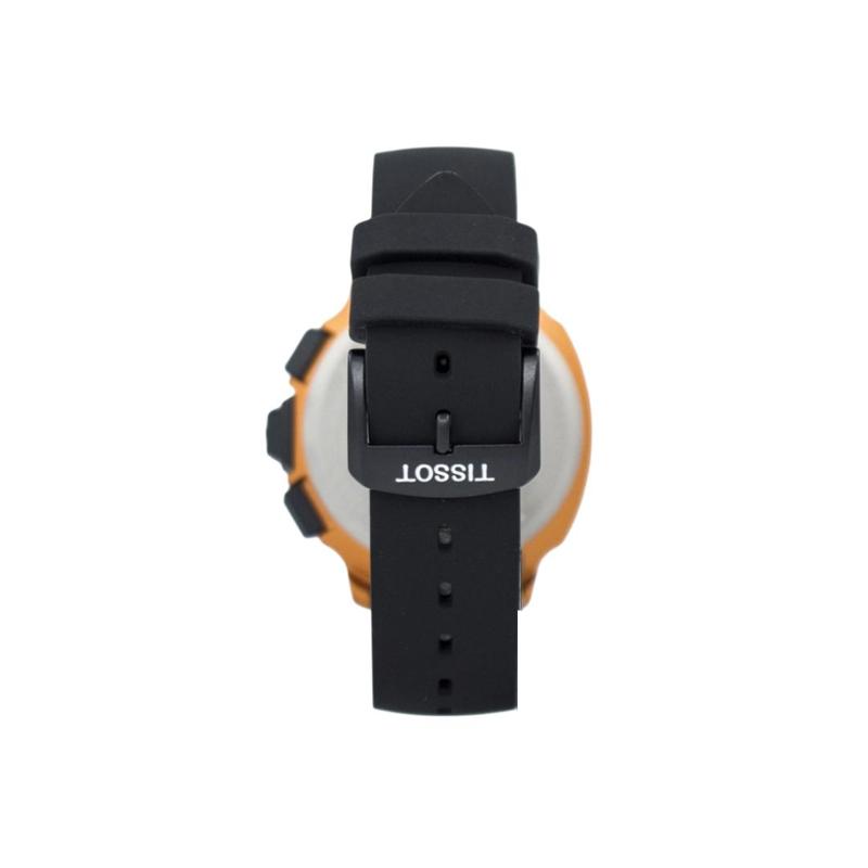 TISSOT Race Collection Quartz Movement Men's Watches Watch 42.15mm Black Dial Aluminum Watch Case Rubber Strap T081.420.97.057.03