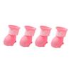 4pcs/set Dog Rainshoes for Small Medium Dogs Anti-slip Rain Boots Anti-dirty Outdoor Dog Shoes Puppy Ankle Boots Dog Accessories