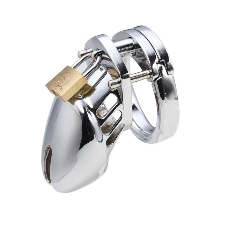 304 Stainless Steel Male Chastity Cage Belt Male Penis Ring Lock Device Sex Toys for Men Couples BDSM Games Erotic