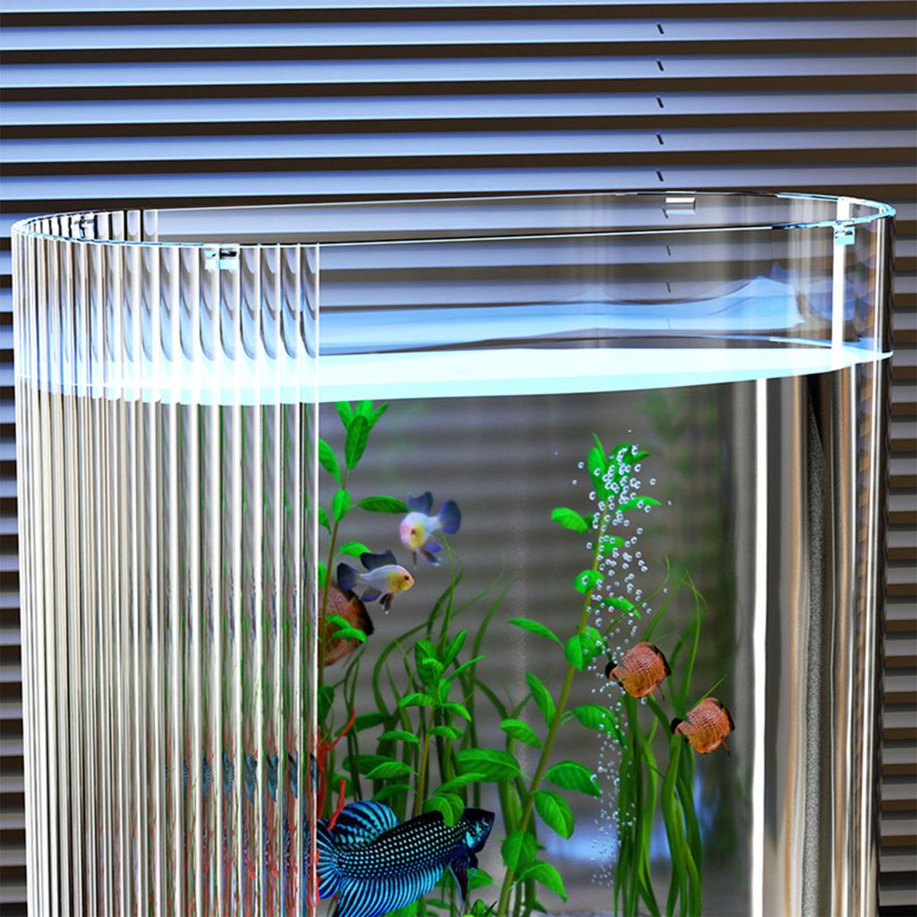 Transparent Fish Tank Multifunctional Ecological Thickened Desktop Tortoise Tank for Living Room
