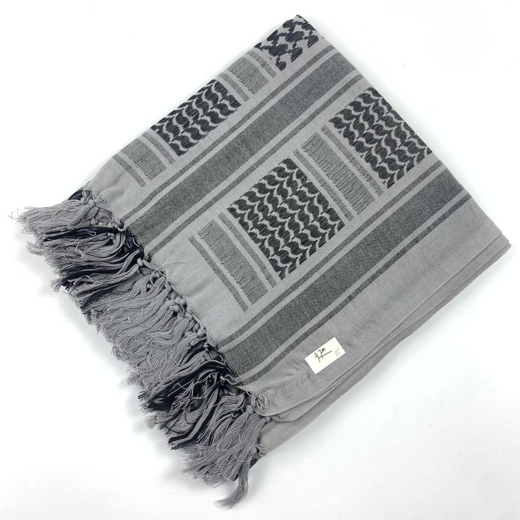 All-Cotton Camouflage Jacquard Arab Headscarf and Shawl