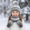Children’s Winter Gradient Knit Hat, Scarf & Gloves Set