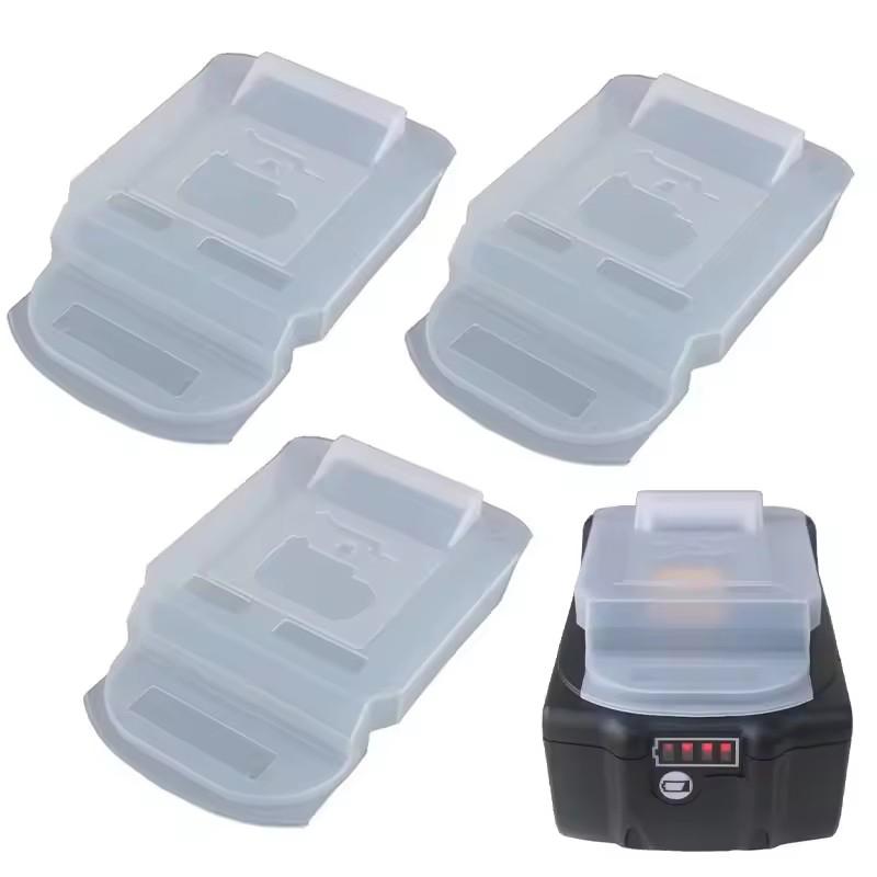 2Pcs Dust Cover Sheath Shield Case For Mak 18V21V Li-Ion Battery Contact Protection Cap Battery Holder For Mak 40V