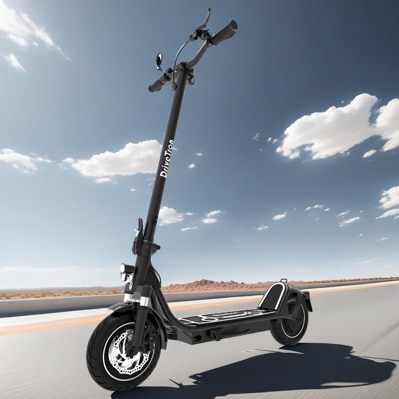 DriveTron DT01 Adult Electric Scooter: 36V 13Ah Battery, 30 Km/h, 40-50 Km Range, 400W Motor, Front Suspension