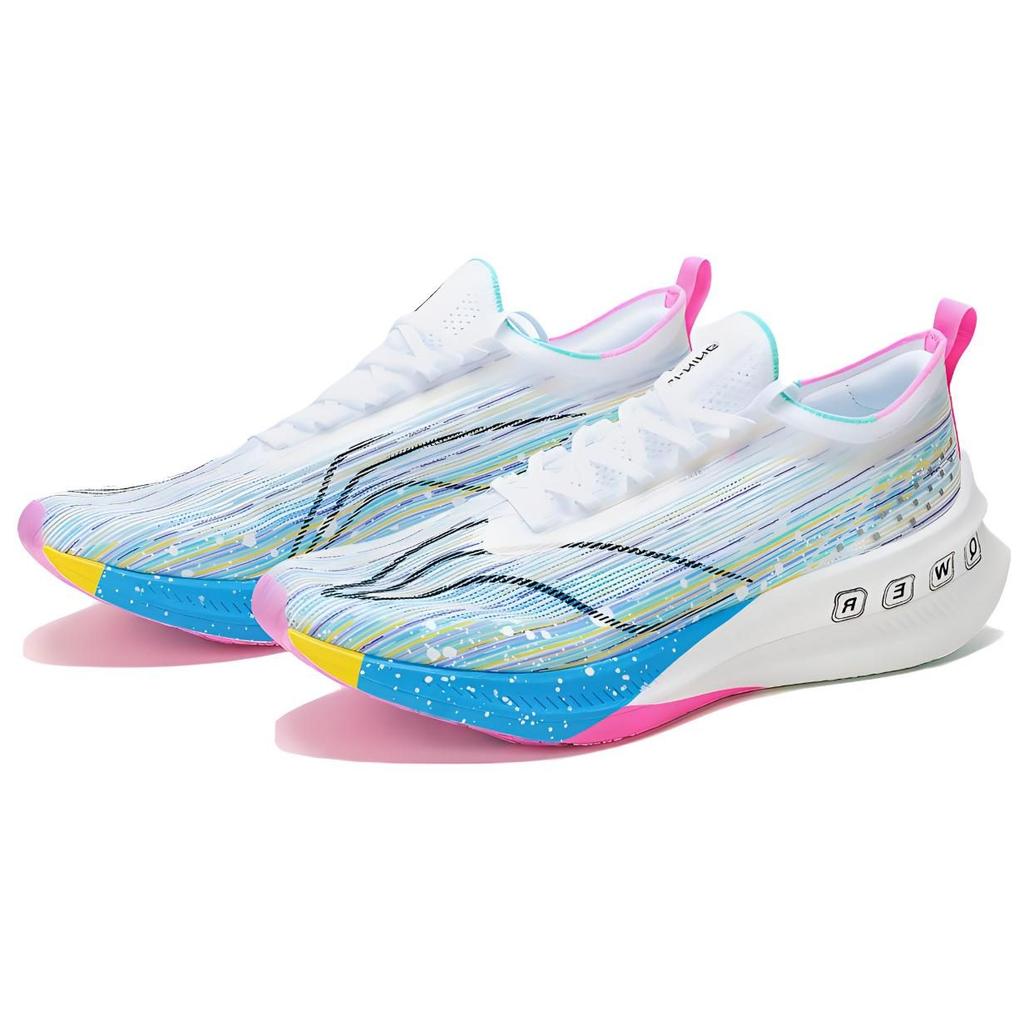 LOL x Li Ning Feidian 3 Elite Versatile Slip Resistant Low top Running Shoes Unisex Standard White ARMT035-16