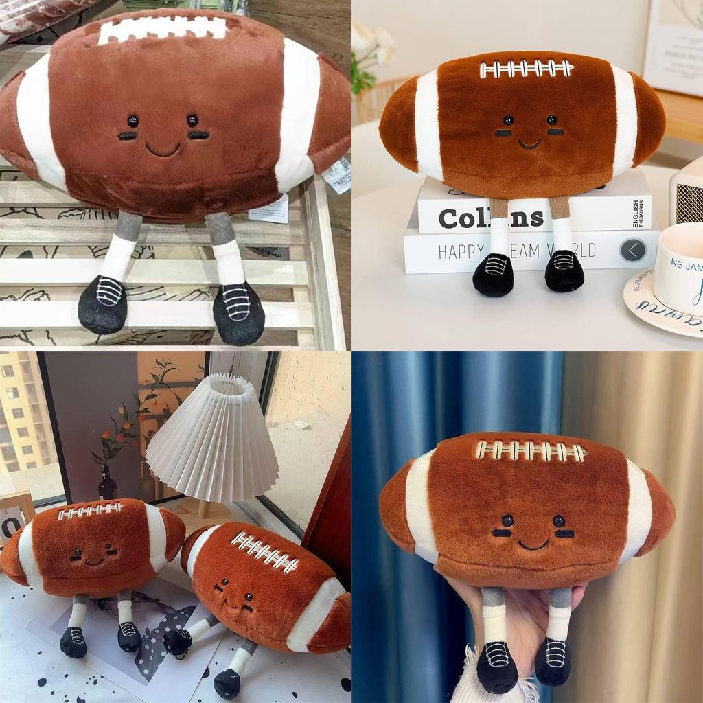 Jc Rugby Plush Toy With Pp Cotton Suitable For Childrens Daily Birthday Gifts