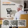 4,3-calowy HD 1080P 50-1000X Mikroskop Cyfrowy do Monet 2000 mAh Mikroskop do Naprawy Elektroniki Lutowania PCB