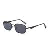 Fashion Cross-Border Small Frame Metal Sunglasses: Retro Square UV Protection for Men & Women in Hong Kong Style