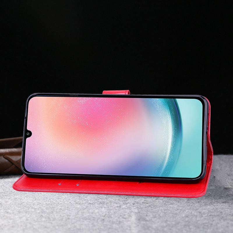 Rose Embossing Flower Flip Läderfodral För Samsung Galaxy A04S A14 A24 A34 A54 A23 A33 A53 S20 S21 FE S22 S23 Ultra Plus Kortplånboksfodral Bokställ