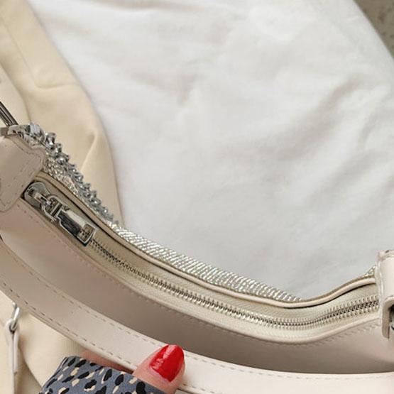 Women's Vintage Single Shoulder Bag Solid Color Casual Messenger Bag Elegant Versatile Handbag Inlaid Diamond Underarm Bag