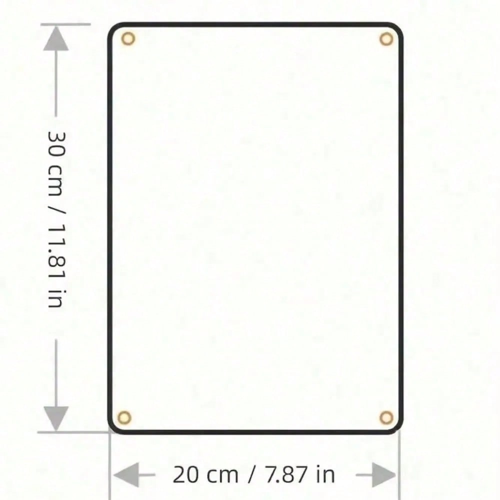 Vintage Tin Metal Sign Rustic Farmhouse Wall Art Retro Decor 8x12 Inch Iron Plaque For Bar Cafe Garage