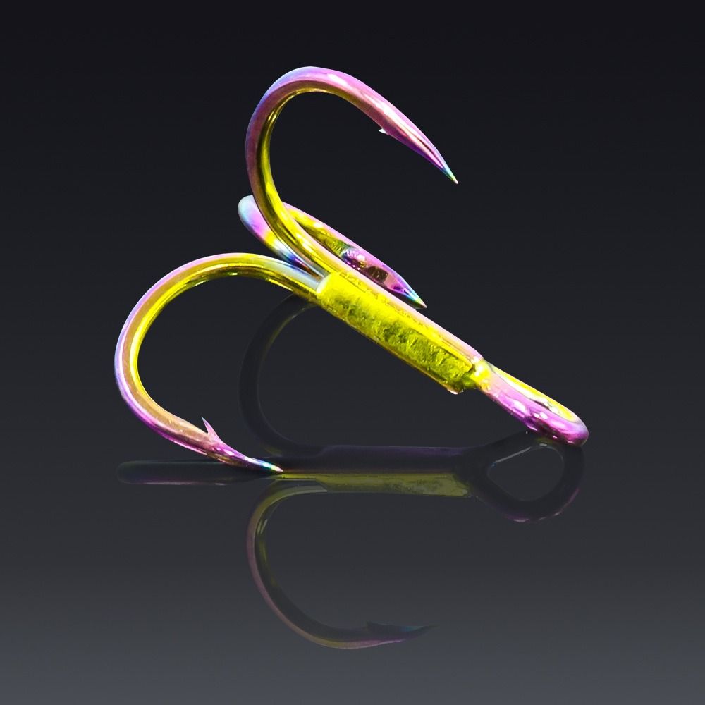 

2pcs Lure fishing Triple anchor hook Fishing Tackle Barbed Hooks new High Carbon Steel Hook Sports