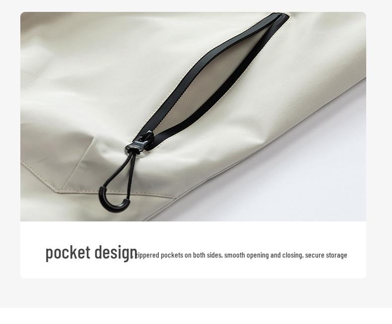 Men's Windproof Outdoor Shell Jacket - 2025 Autumn/Winter Thickened Cotton Casual Workwear Outerwear