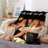 Cozy F-Friends Comedy Movie Characters Flannel Blanket for Beds Room Decoration Picnic - Customizable Gift Blanket
