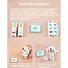 Kids Shape Dice Board Game Montessori Toys Geometric Matching Cards Memory Games Brain Thinking Social Sensory Educational Toys