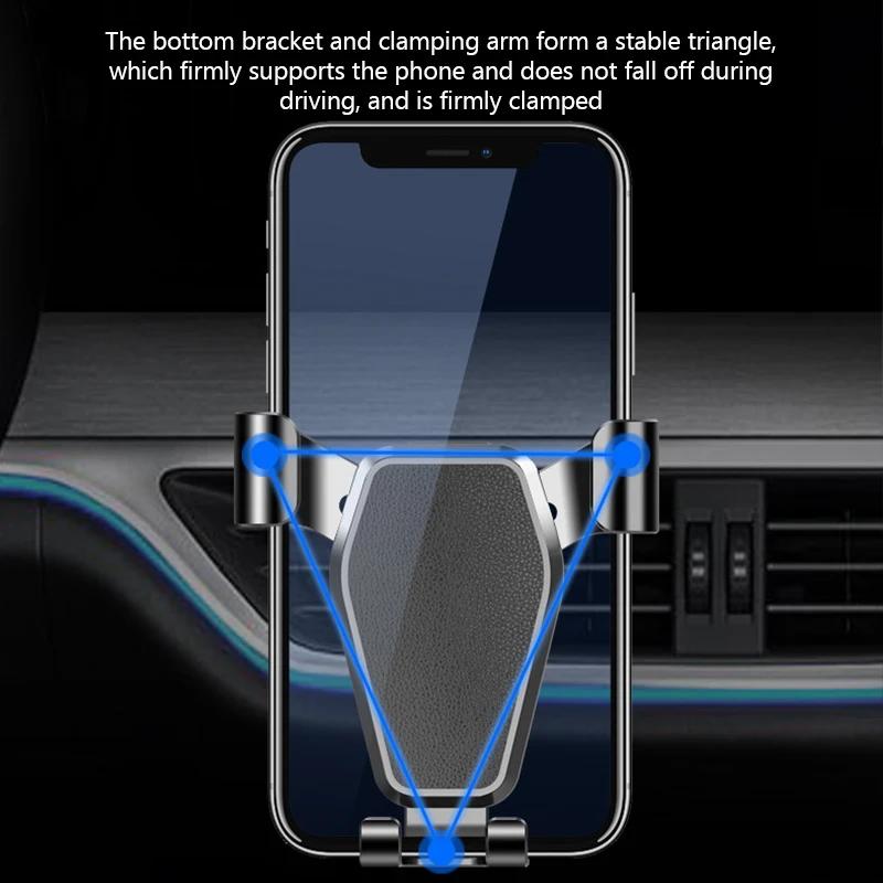 C5 Car Holder For Phone Multi-function Mobile Phone Holder Gravity Bracket Sun Visor Mirror Dashboard GPS Smartphone For iPhone